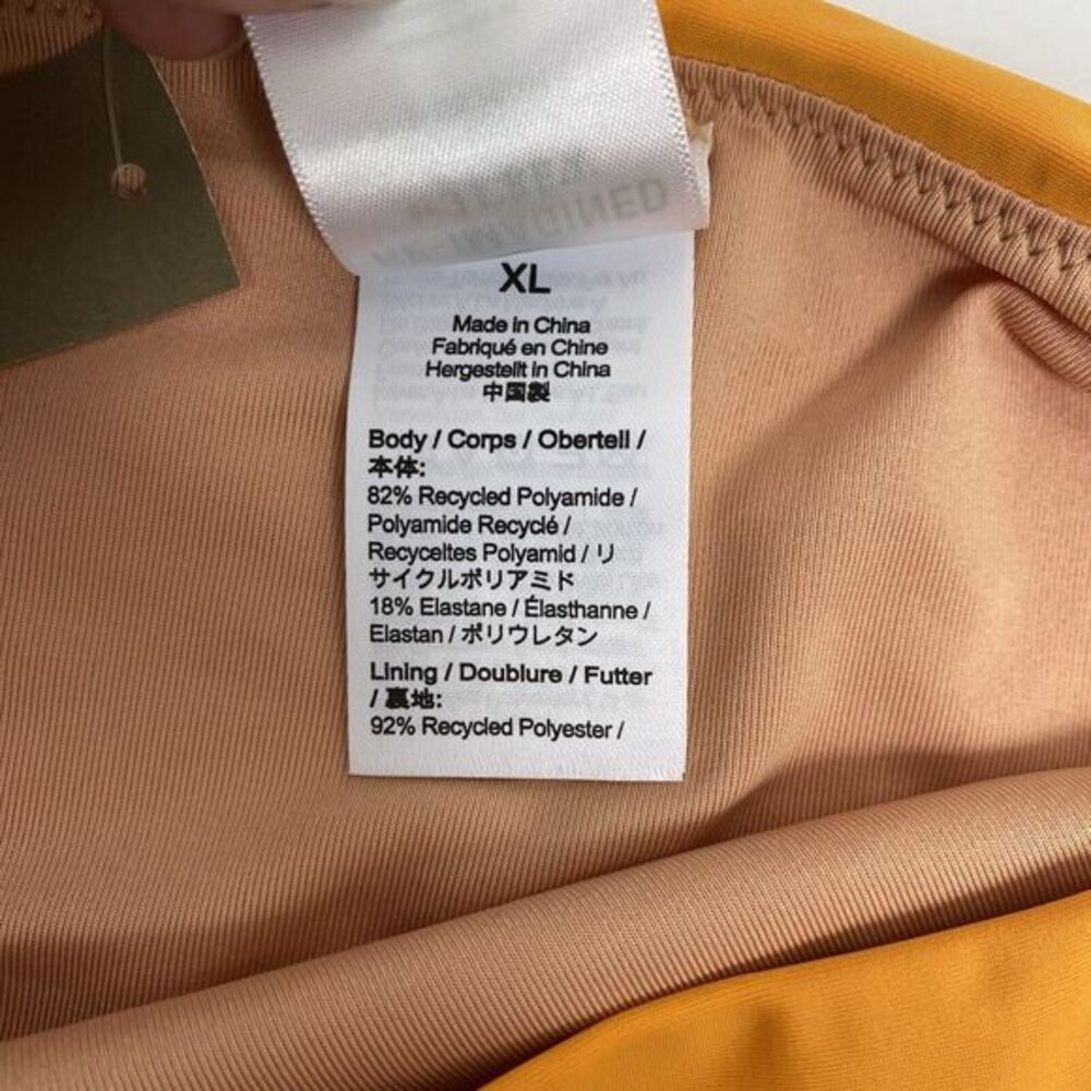J. CREW bikini bottom XL Scrunchie strap full coverage Brilliant Orange NWT - Picture 6 of 7